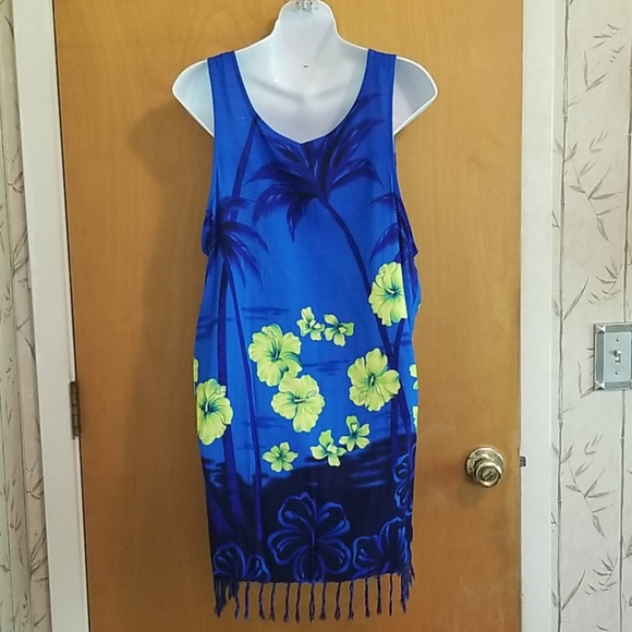 🎈SOLD🎈Beach Cabana Women’s Large Hawaiian Style - Picture 7 of 8